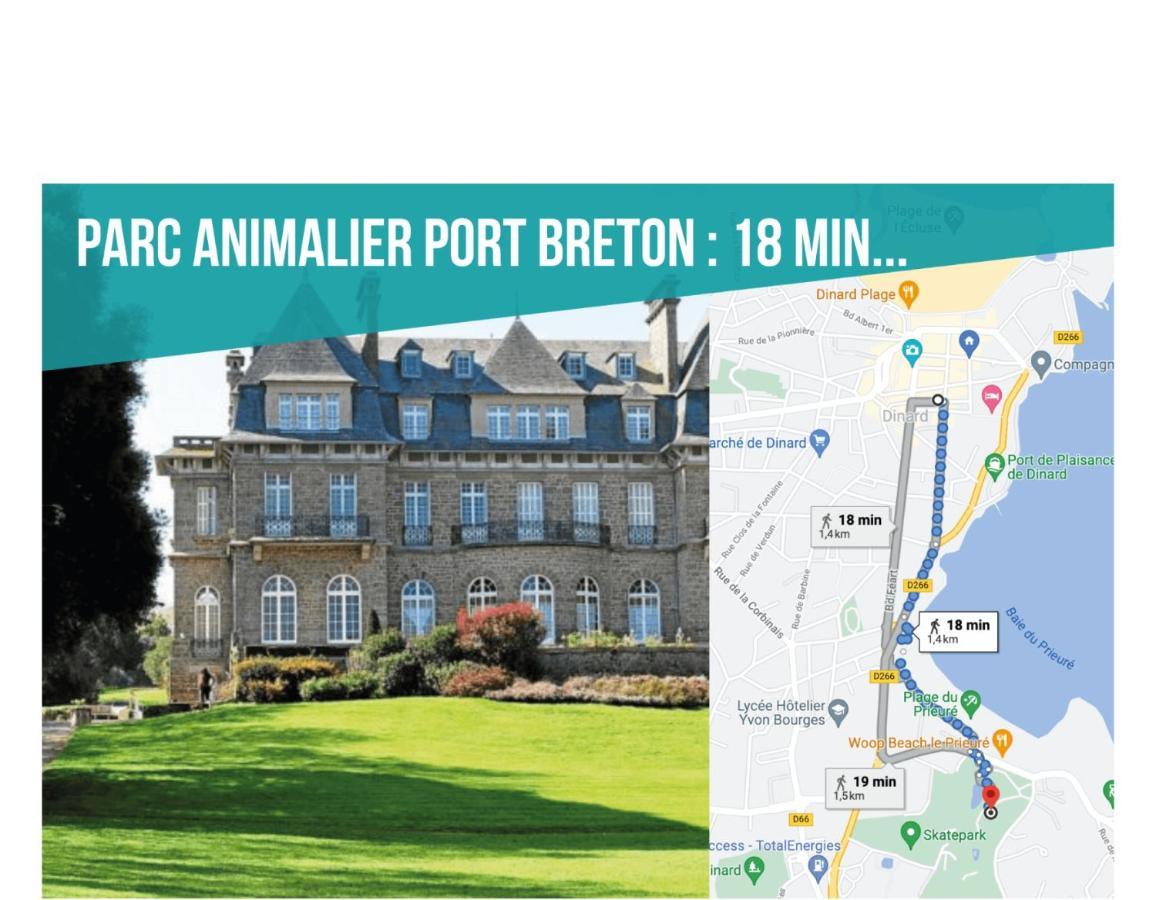 Homard And Fox, Appartement 2 Chambres 100M De La Mer Dinard Exterior foto